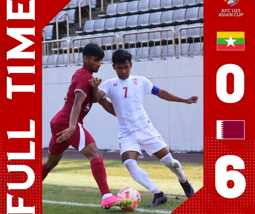 Thua 6 bàn không gỡ, U23 Myanmar bị dồn vào thế chân tường 324557