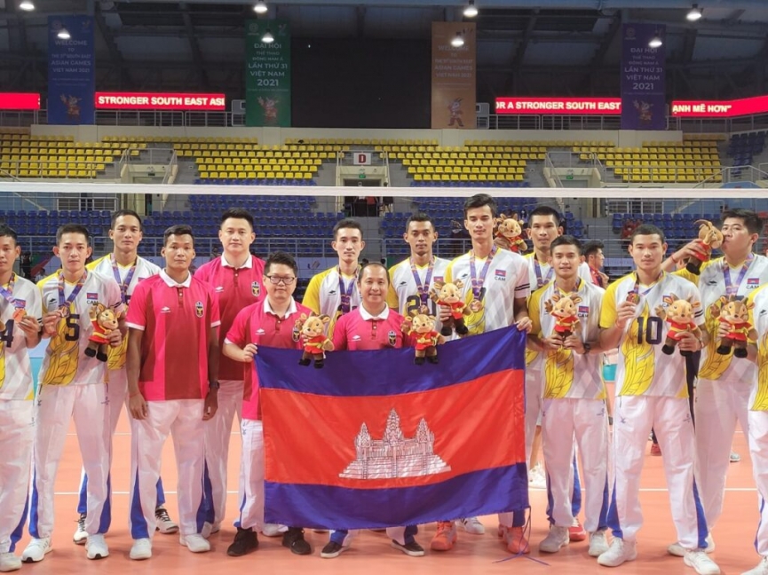 Liên đoàn bóng chuyền Campuchia tuyên bố giành HCV SEA Games 32 206217