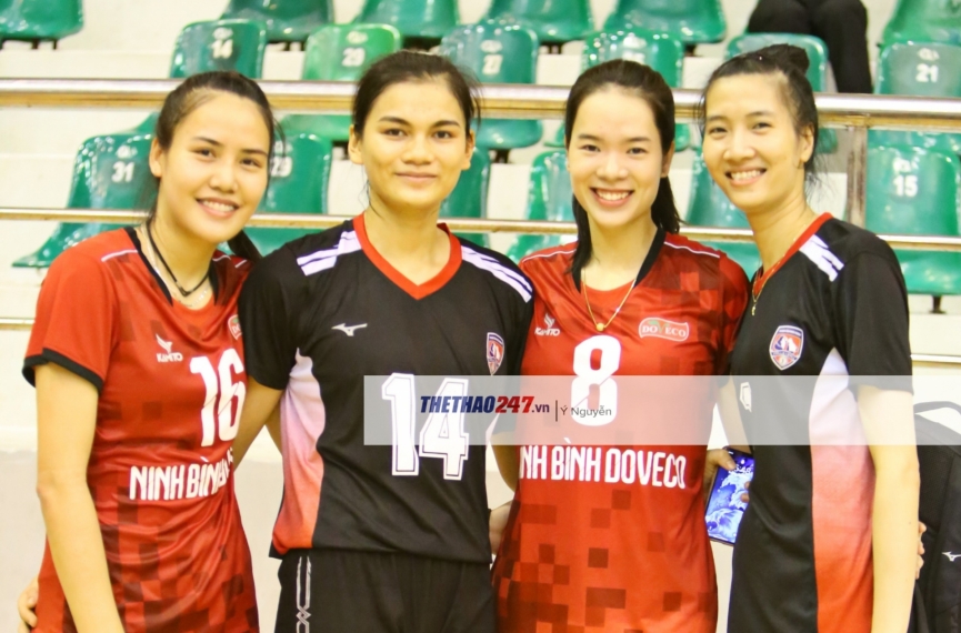 Bóng chuyền nữ Quảng Ninh thắng ĐKVĐ Long An ở trận ra quân Đại hội 2022 228240
