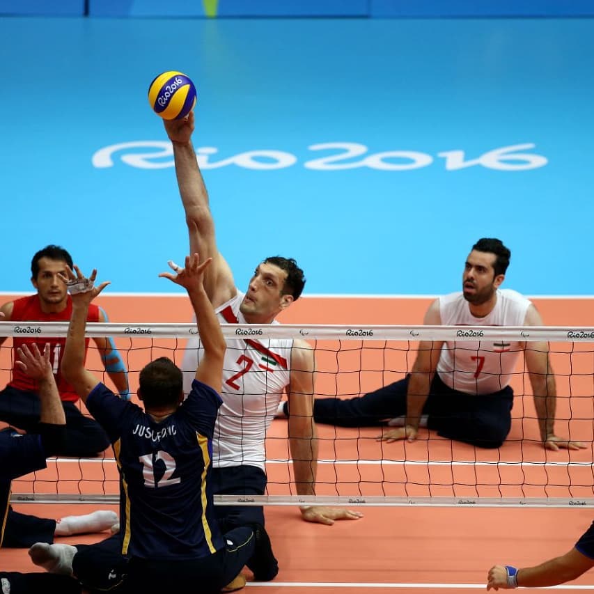 Chàng kiều bóng chuyền Paralympic '2 mét rưỡi', ra sân là vô địch 251830