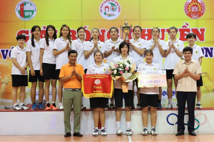 VTV Bình Điền Long An trở thành cựu vương Cúp bóng chuyền Hùng Vương 2023 260566
