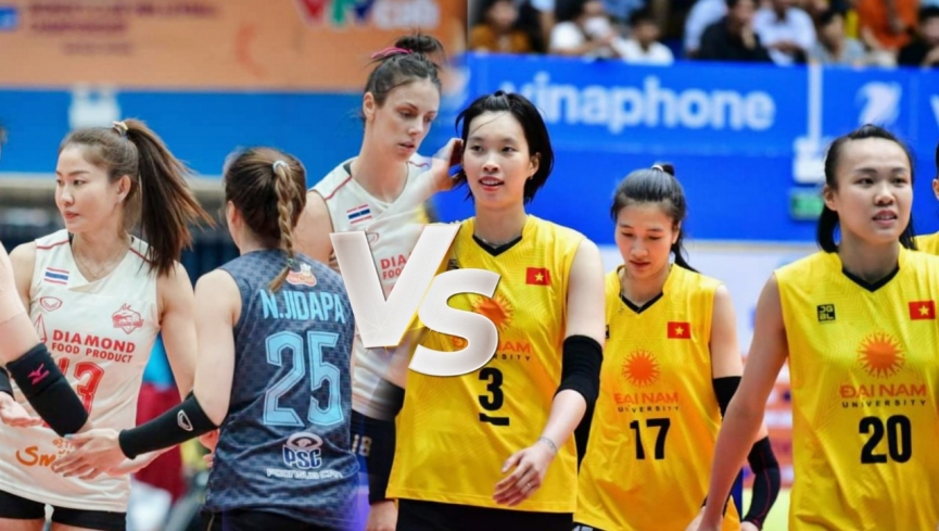 Chung kết bóng chuyền nữ CLB châu Á: Việt Nam vs Thái Lan 275198