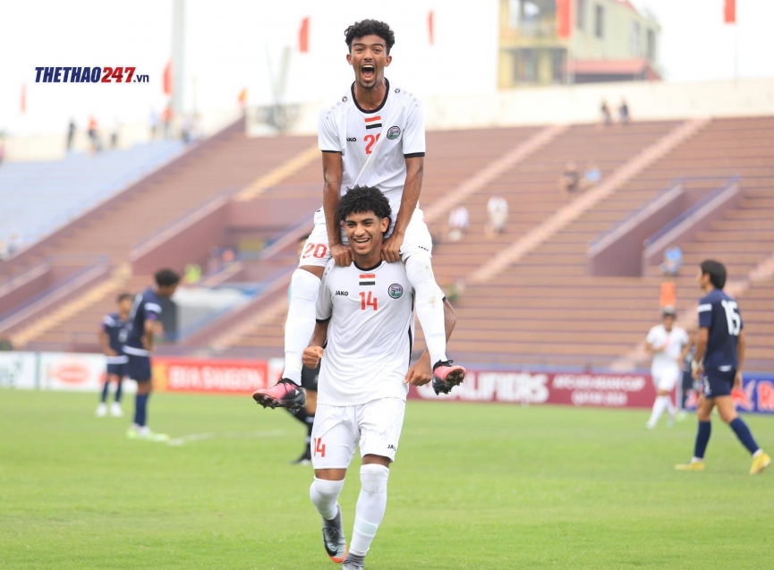 Trực tiếp U23 Yemen 3-1 U23 Guam: Hết hiệp 1 325802