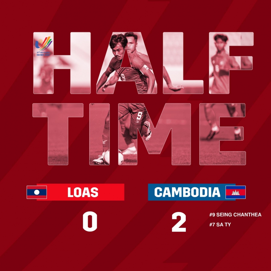 Trực tiếp U23 Lào 0-2 U23 Campuchia: Bỏ lỡ khó tin!  (Hết hiệp 1) 134989