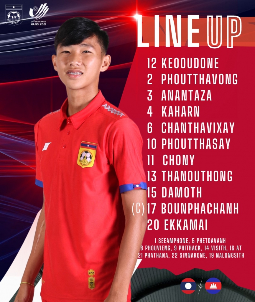 Trực tiếp U23 Lào vs U23 Campuchia, 16h00 hôm nay 9/5/1396