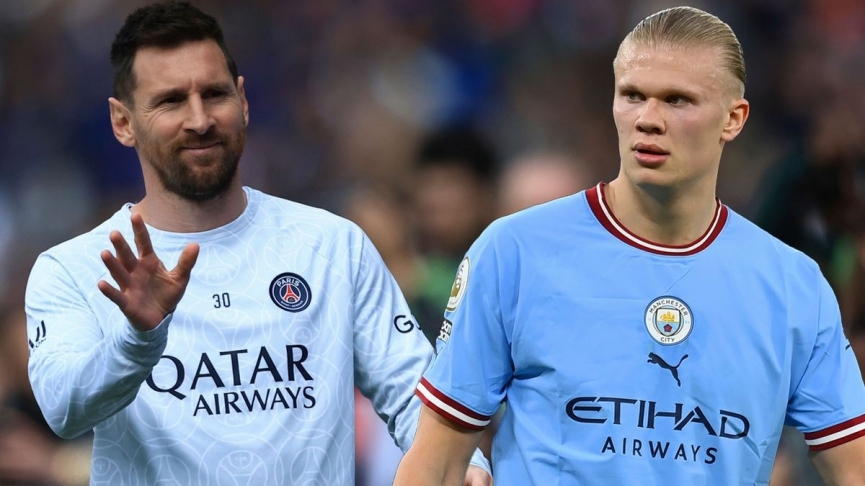 With Haaland, Man City may already own a Messi of their own (Image: Mirror)