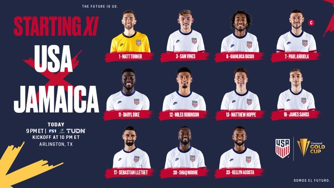 Live USA 0-0 Jamaika: Kekuatan tuan rumah 64996