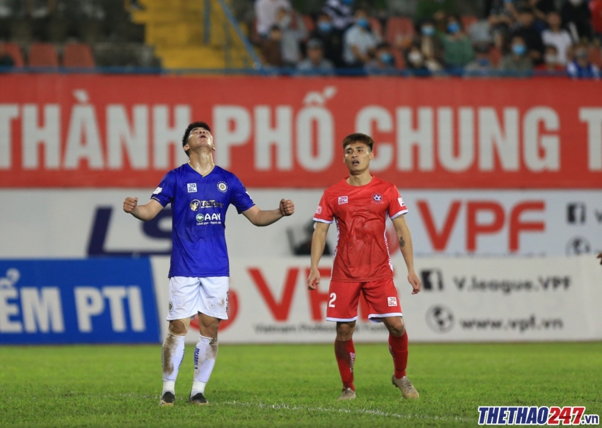 Ngân Văn Đại nâng tỷ số giúp thế trận của Hà Nội trở nên mạch lạc hơn