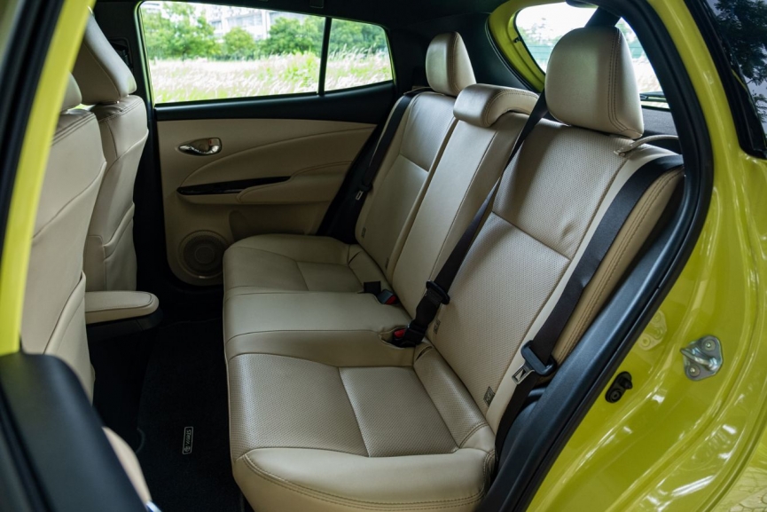 Hàng ghế sau xe Toyota Yaris 2020