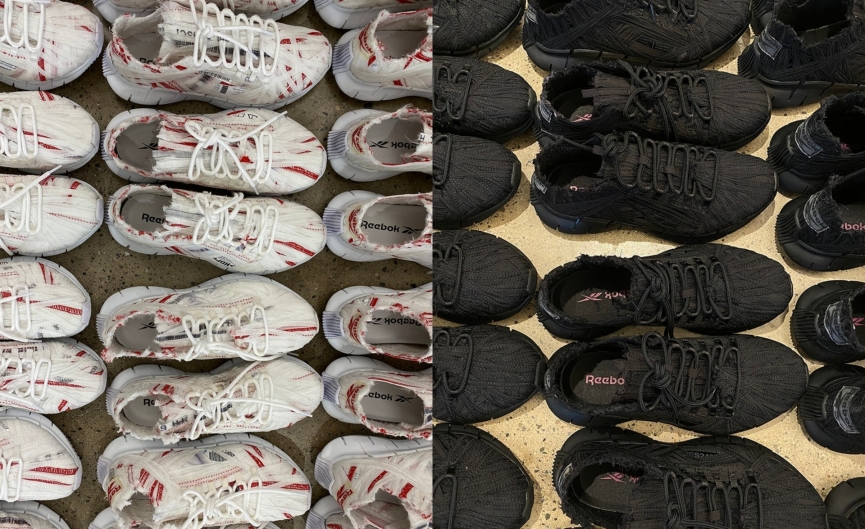 Reebok giới thiệu giày làm từ rác