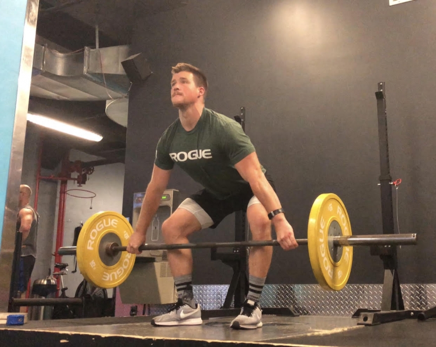 Snatch-grip deadlift