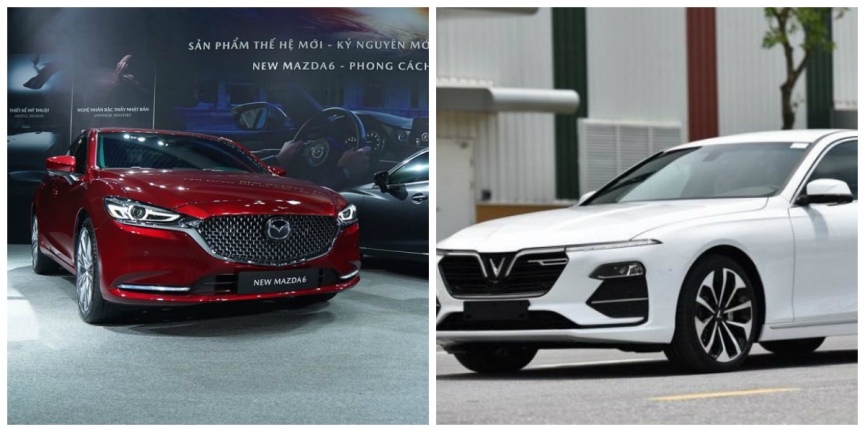 So sánh Mazda 6 và VinFast Lux A2.0