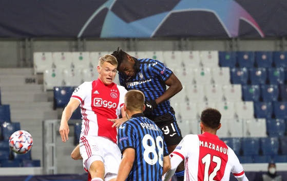 Kết quả Atalanta vs Ajax, Cúp C1, Champions League
