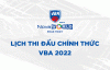 Lịch thi đấu giải bóng rổ VBA 2022 mới nhất