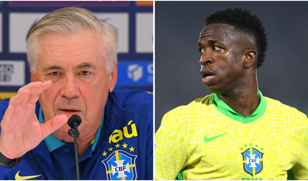 Carlo Ancelotti ra chỉ thị với Vinicius tại ĐT Brazil