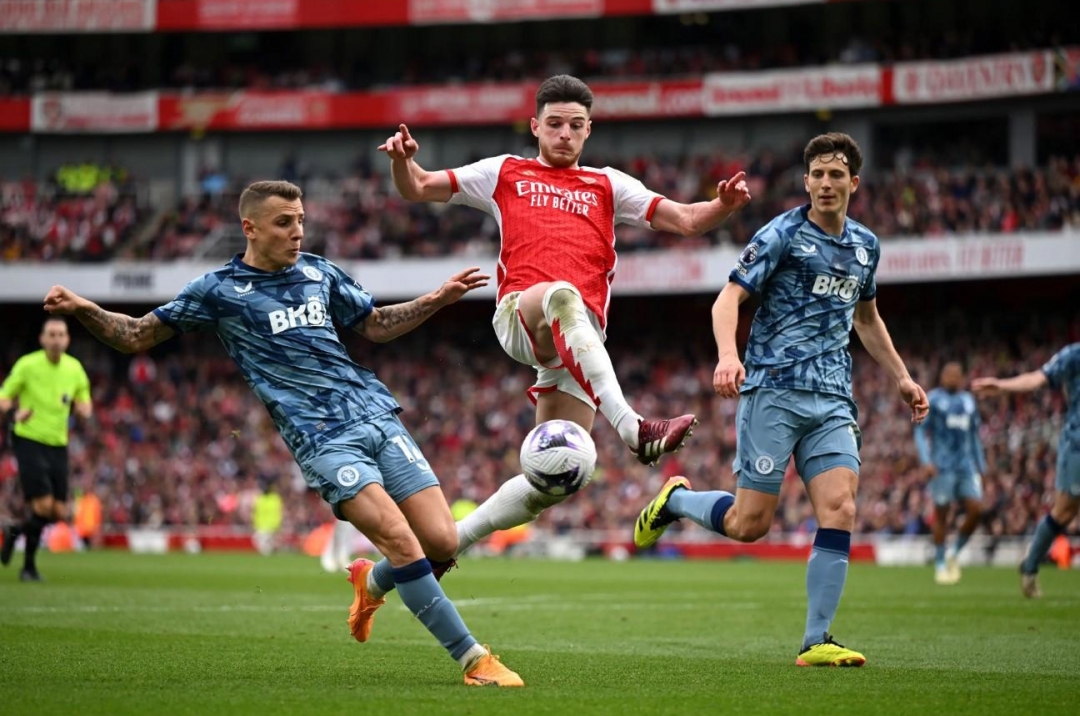 Trực tiếp Arsenal 2-2 Aston Villa: Watkins lập cú đúp