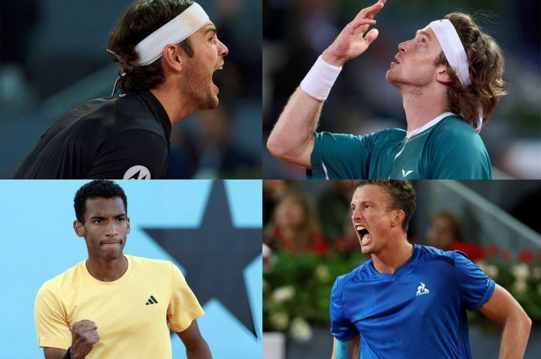 Lộ diện 4 tay vợt lọt bán kết Madrid Open 2024: Tên tuổi sạch bóng