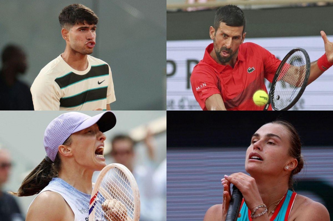 Xác định các tay vợt lọt tứ kết Roland Garros 2025