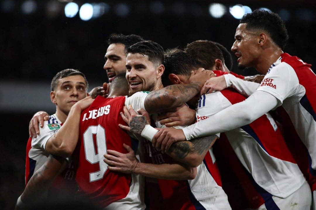 Trực tiếp Arsenal vs Ipswich Town, 3h15 ngày 28/12/2024