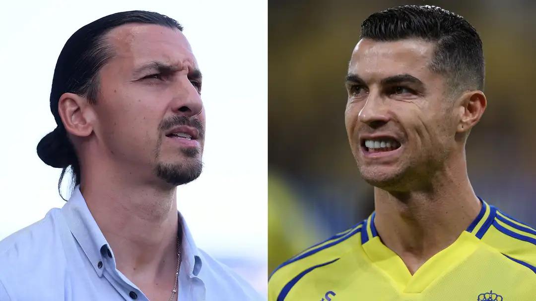 Ibrahimovic phản ứng gay gắt với Ronaldo vụ nói Ligue 1 không bằng SPL