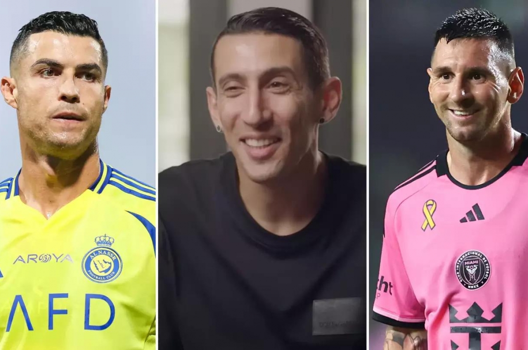 Di Maria đáp trả Ronaldo sau khi tự nhận mình là GOAT