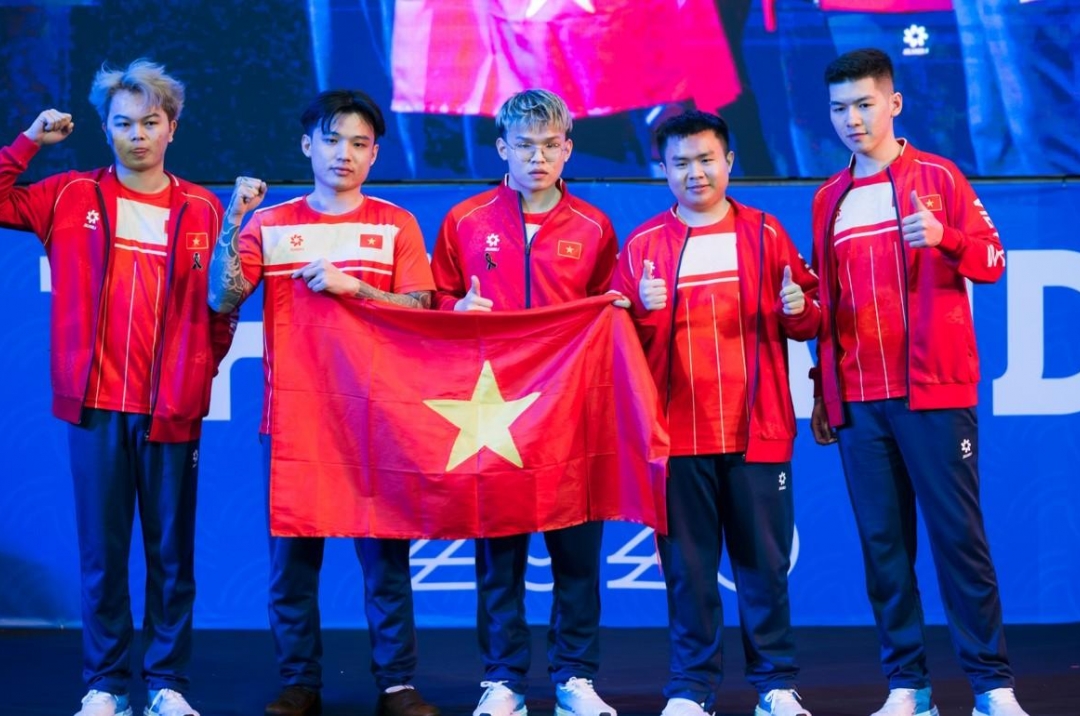 Việt Nam đuổi kịp Thái Lan trên bảng tổng sắp huy chương Esports tại  SEA Games 33