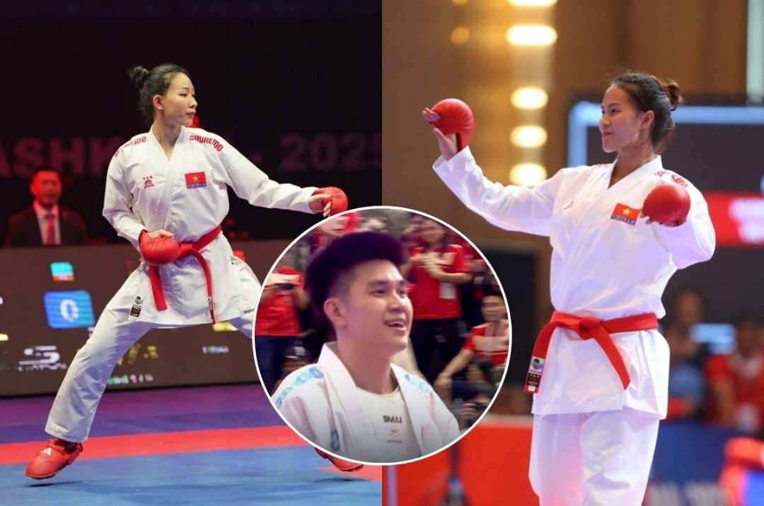 Karate Việt Nam bùng nổ với hat-trick HCV ở SEA Games 33