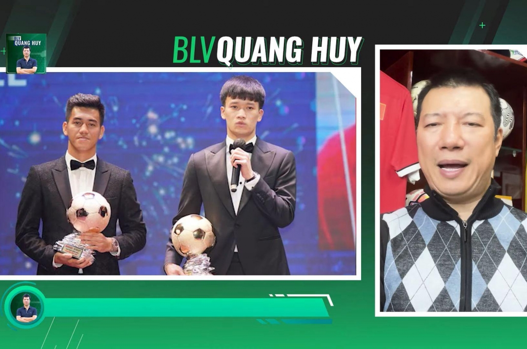 BLV Quang Huy tiết lộ phiếu bầu Quả bóng vàng Việt Nam 2024