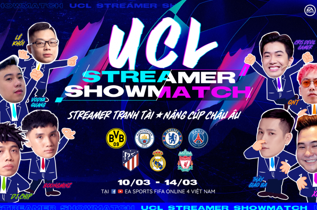 FIFA Online 4 ra mắt sự kiện 'UCL Streamer Showmatch'