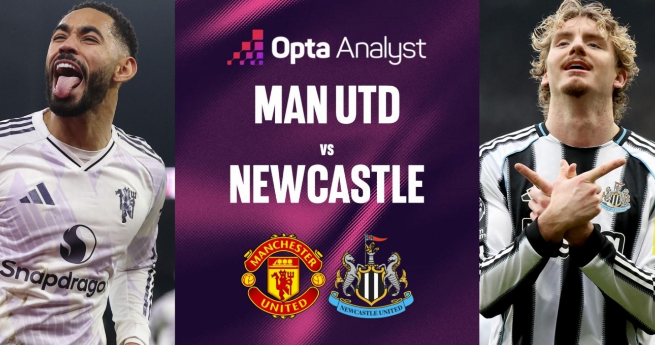 Siêu máy tính Opta chỉ thẳng kết quả trận MU vs Newcastle