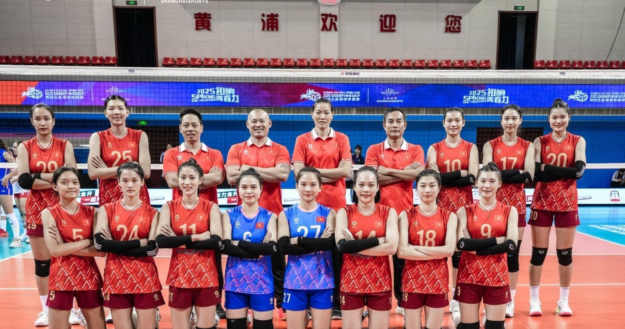 Tuyển bóng chuyền nữ Việt Nam vào bán kết giải Shanghai Future Stars 2025