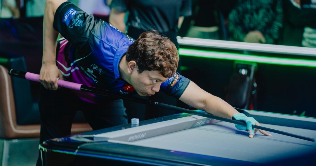 Cơ thủ Việt Nam duy nhất vào vòng 1/8 World Pool Championship