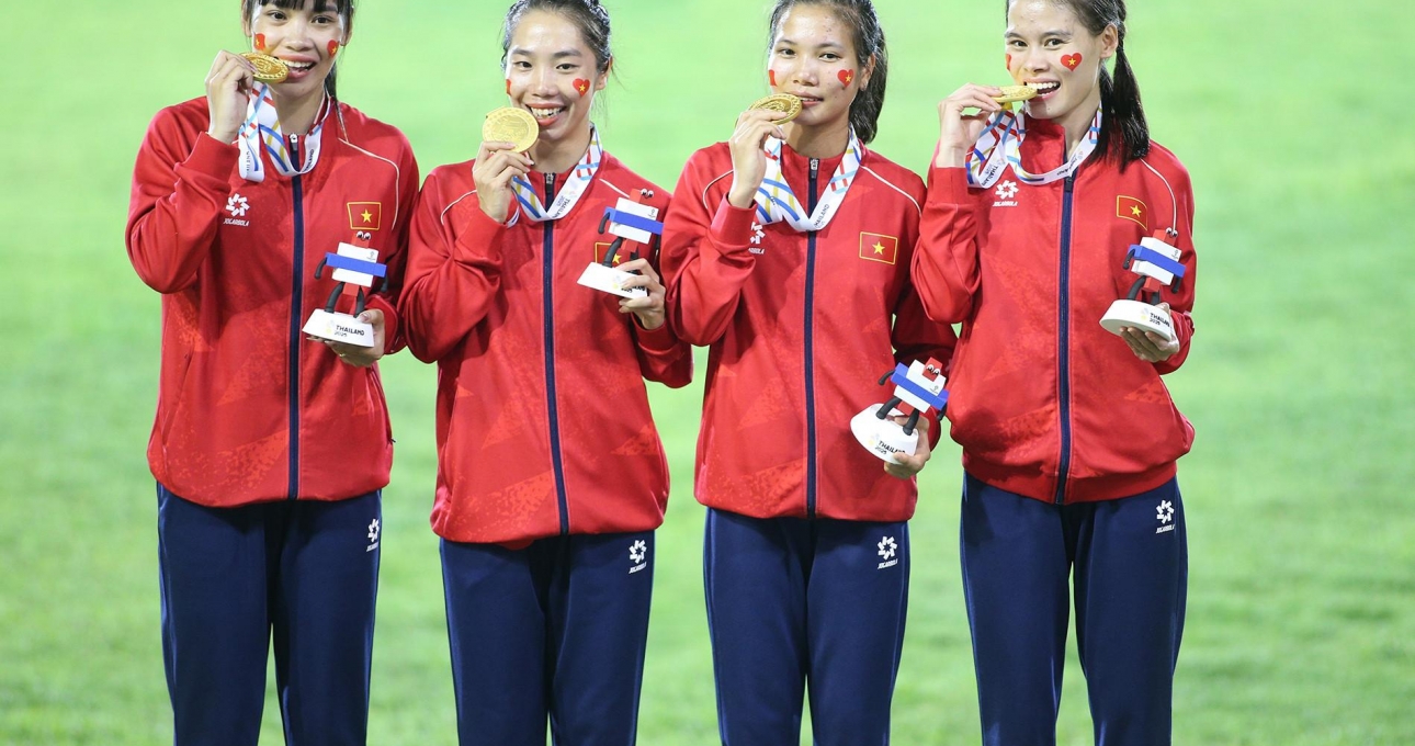 Điền kinh Việt Nam nhận thưởng hơn 1,5 tỉ đồng sau thành công tại SEA Games 33