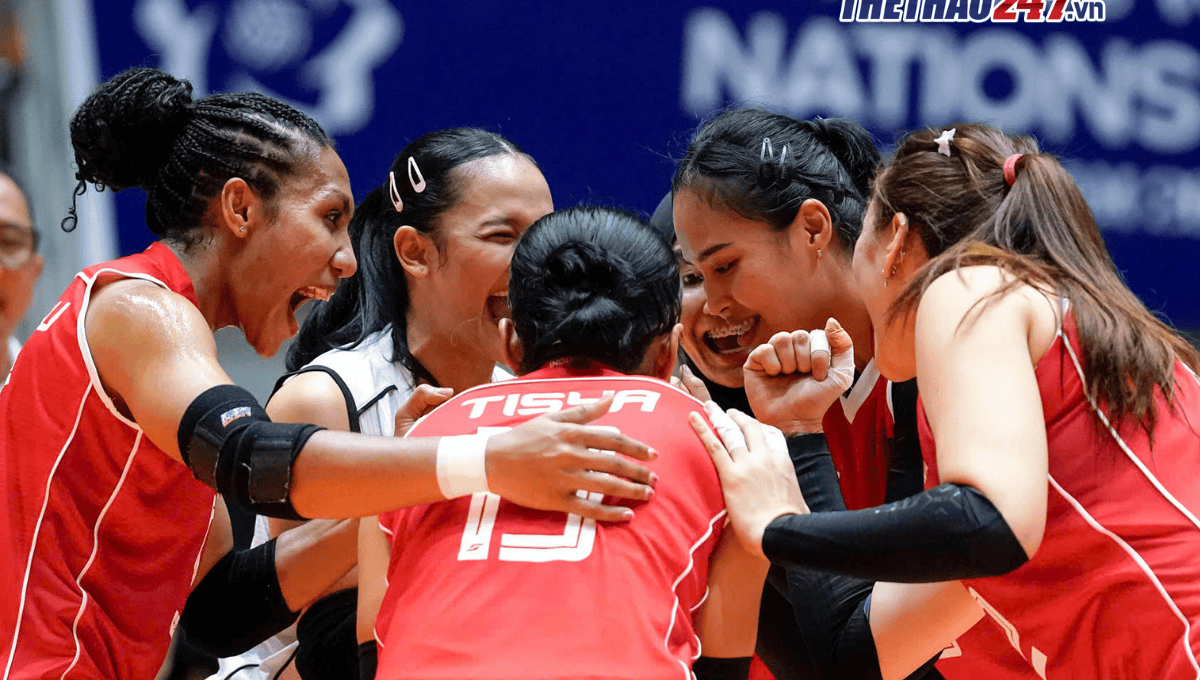 Trực tiếp bóng chuyền nữ Indonesia vs Philippines, 12h30 hôm nay 8/6