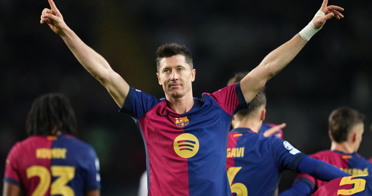 Lewandowski chói sáng, Barca đại thắng Brest tại Cúp C1