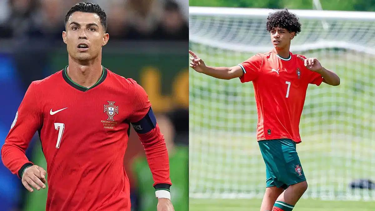 Xuất sắc lập cú đúp, Ronaldo Jr giúp Bồ Đào Nha lên ngôi vô địch