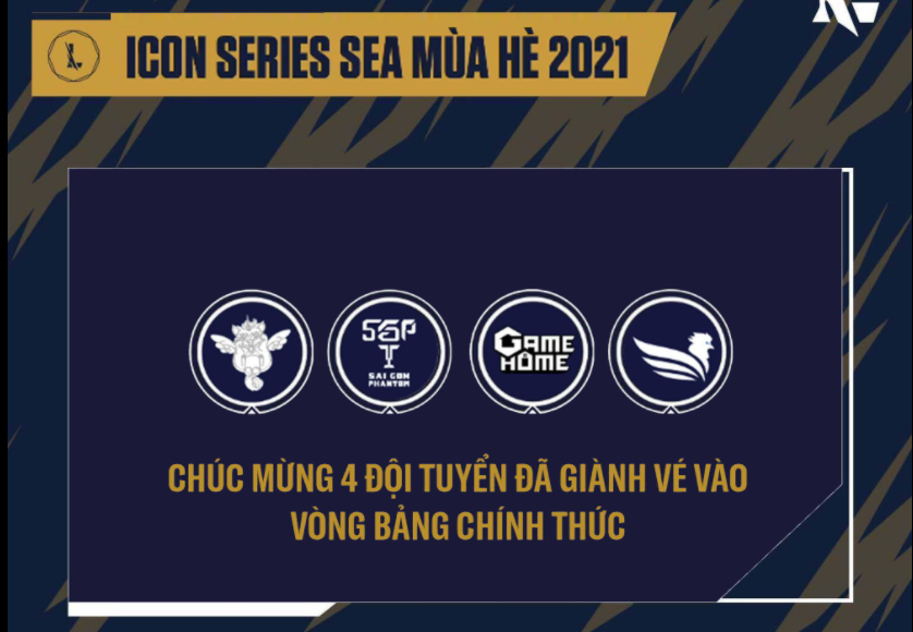 DRK, SBTC, SGP, Game Home là 4 cái tên cuối cùng góp mặt tại vòng bảng Icon Series SEA Mùa Hè 2021
