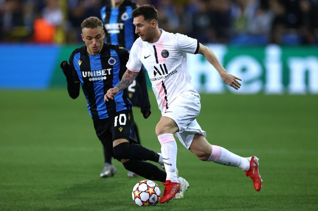 Video bàn thắng Brugge 1-1 PSG: Messi bất lực