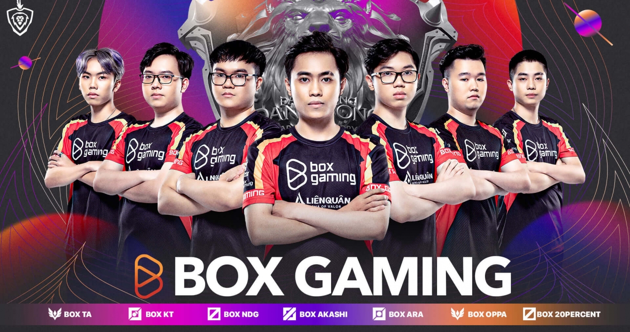 Đội hình chính thức của Box Gaming tại ĐTDV Mùa Xuân 2022