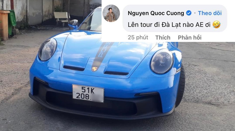 'Hàng hiếm' Porsche 911 GT3 2022 giá 16 tỷ đồng của Cường 'Đô-la' đã ra biển trắng