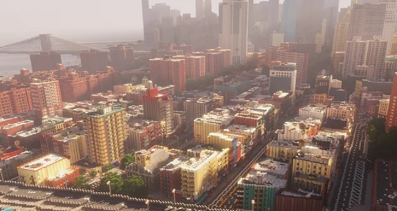 Minecraft: 3000 game thủ chung tay xây dựng lại thành phố New York