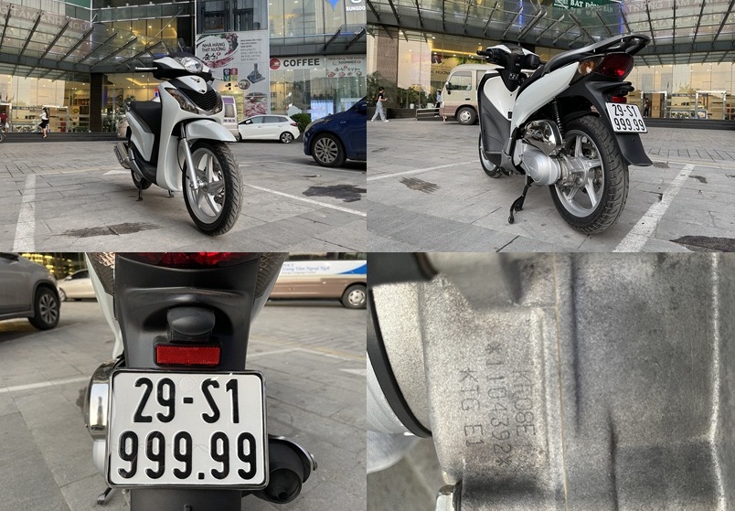 Honda SH biển số 999.99 “hét giá” ngang Toyota Camry tại Hà Nội
