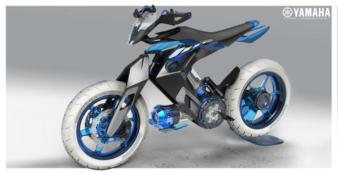 'Choáng' với chiếc xe máy chạy bằng nước thay xăng của Yamaha