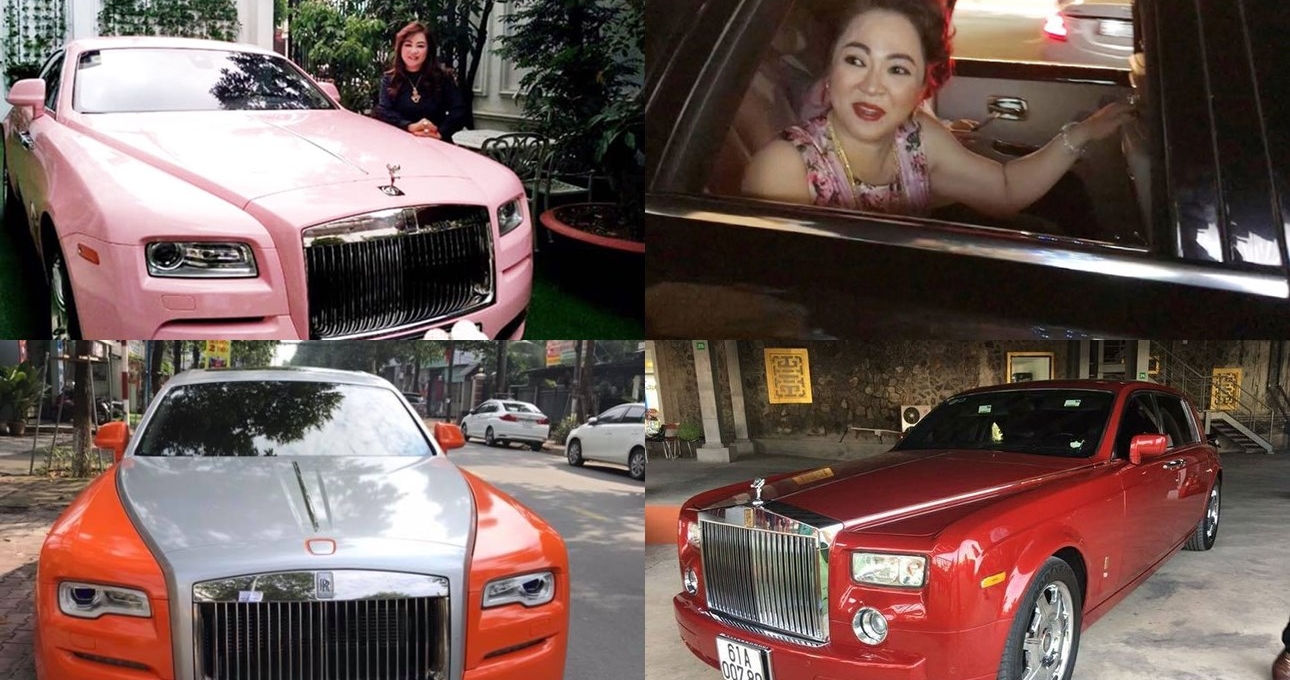 Loạt xe Rolls-Royce cực khủng từng “qua tay” bà Nguyễn Phương Hằng