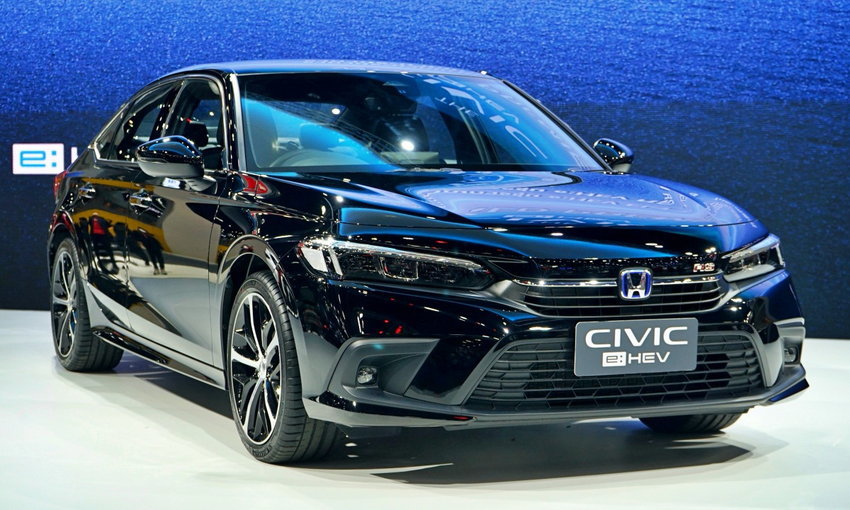 Ảnh thực tế Honda Civic Hybrid 2022 vừa trình làng, giá khoảng 782 triệu đồng