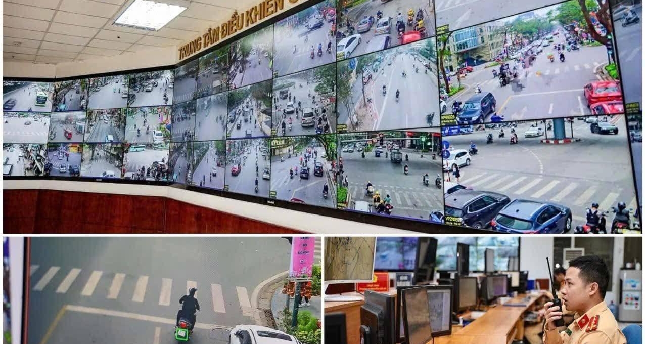 Hà Nội: CSGT dùng máy ảnh lưu động xử lý xe máy vi phạm giao thông