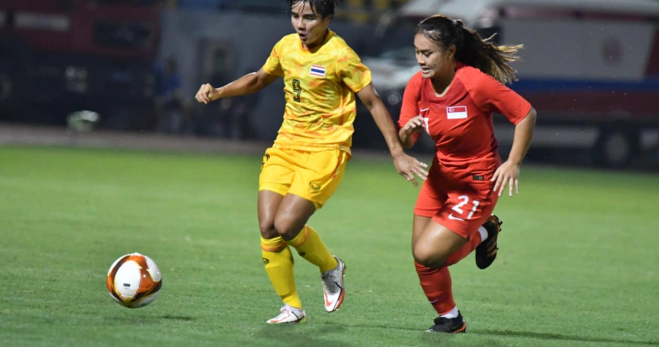 Thắng dễ Singapore, ĐT nữ Thái Lan có khởi đầu hoàn hảo tại SEA Games 31
