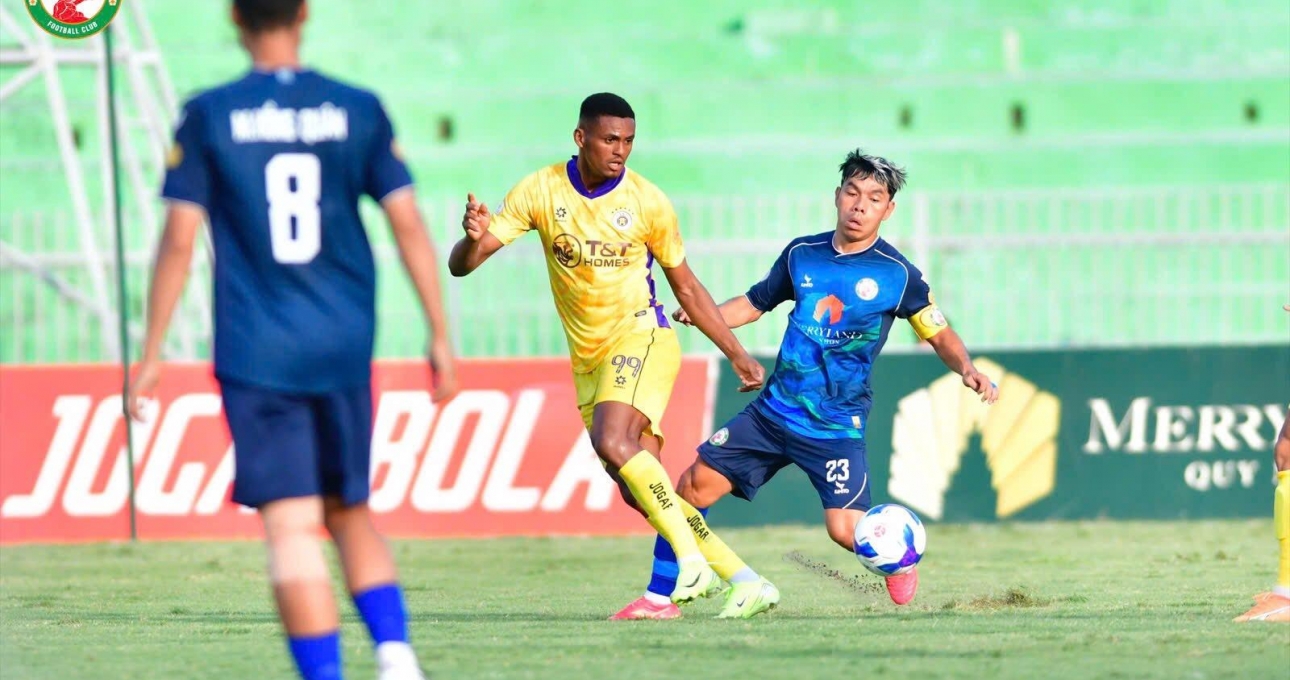 Trực tiếp Bình Định 0-4 Hà Nội: Chia tay V-League