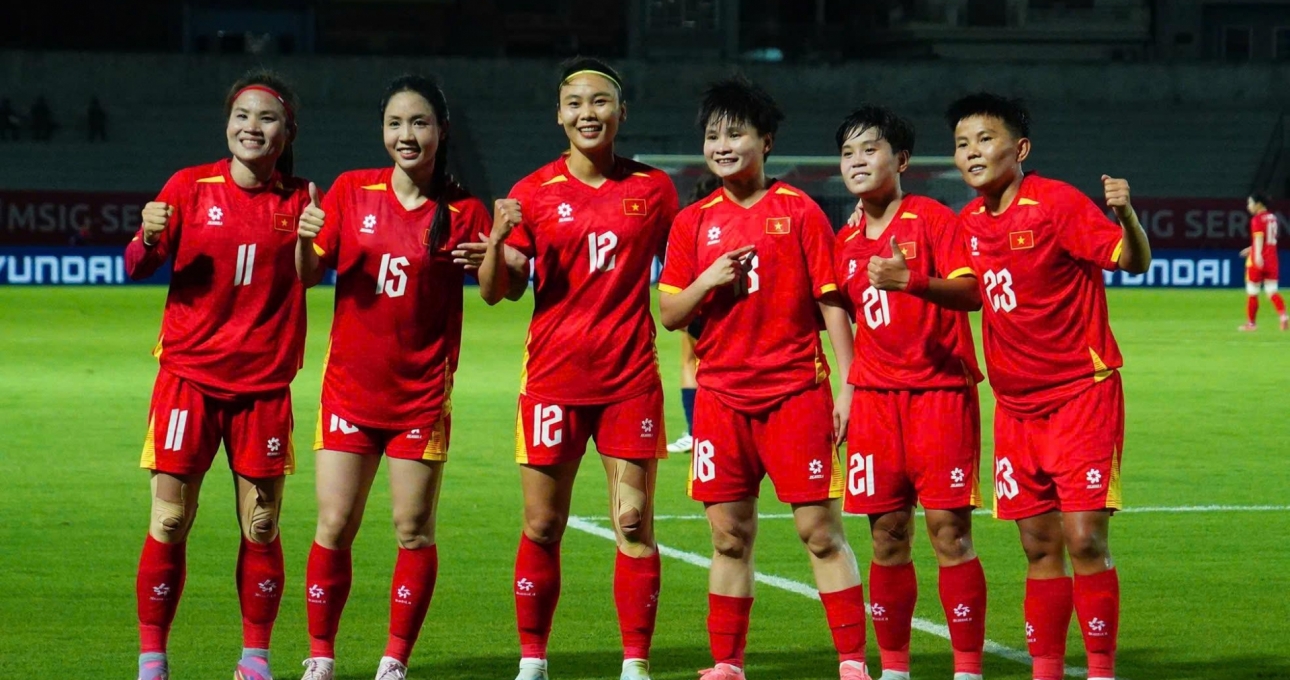 Trực tiếp nữ Việt Nam 4-0 nữ Campuchia: Thăng hoa