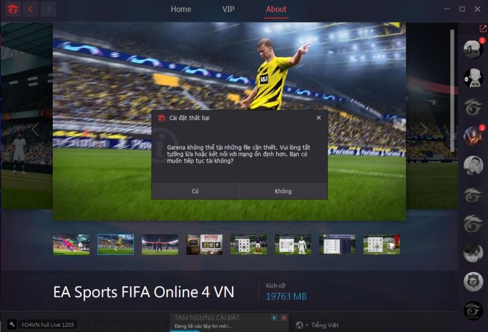 FIFA Online 4: Hướng dẫn sửa lỗi đăng nhập